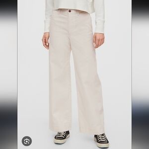 Gap High Rise Wide Leg Corduroy Pants Size 4